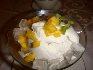 Coconut Ice Cream with Jackfruit &amp; Nata De Coco