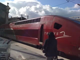 Arriving at Paris