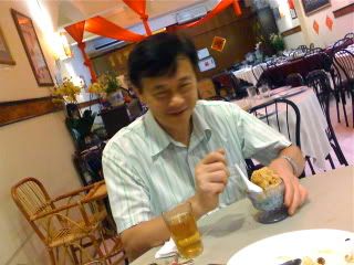 Daddy enjoying Chendol