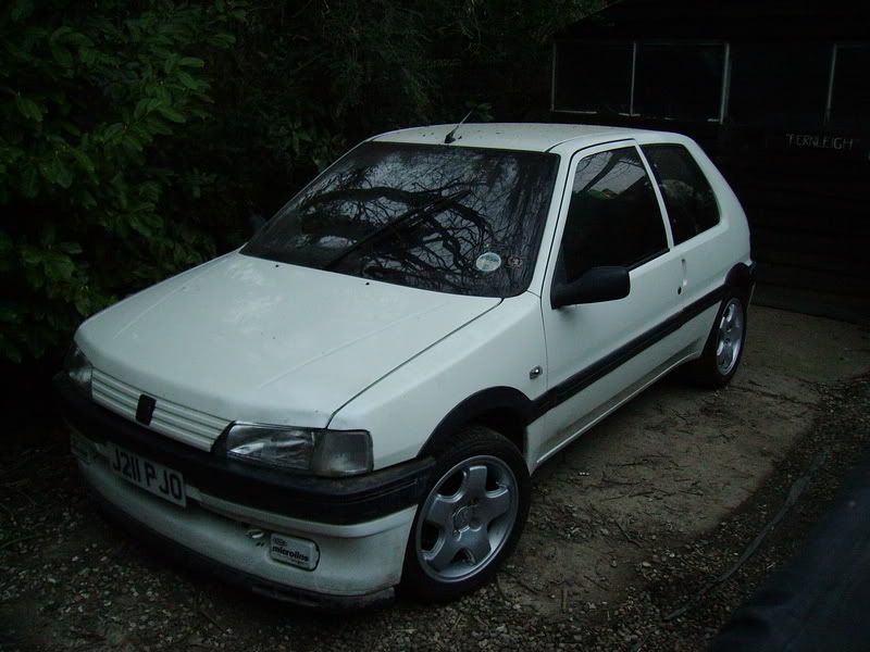 Peugeot 106 Black Alloys. Stealth106#39;s Mi16 alloys