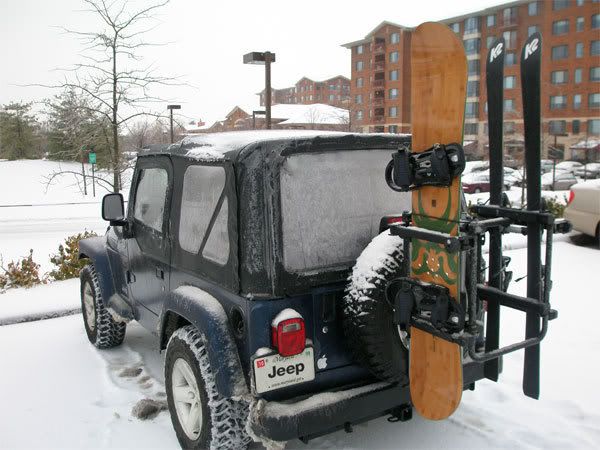 Jeep ski rack wrangler #3