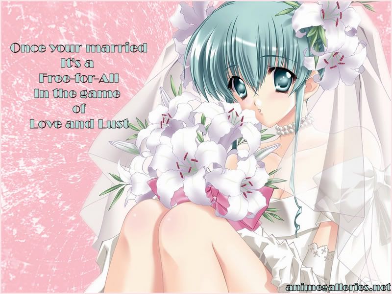 Anime wedding wallpaper Background