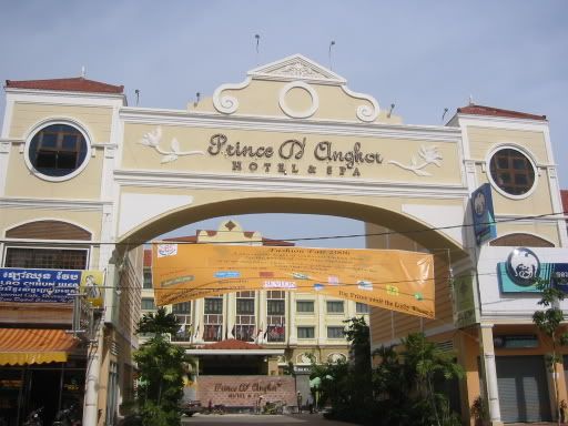 Hotel Prince D' Angkor Entrance