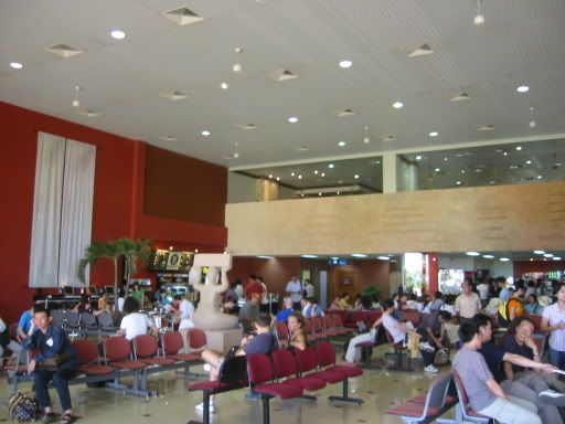 Inside the Cambodian Airport