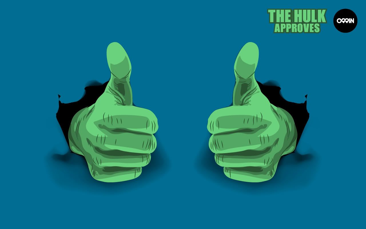 Image result for hulk thumbs up