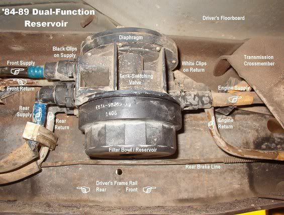 1989 Ford f250 fuel tank selector switch #1