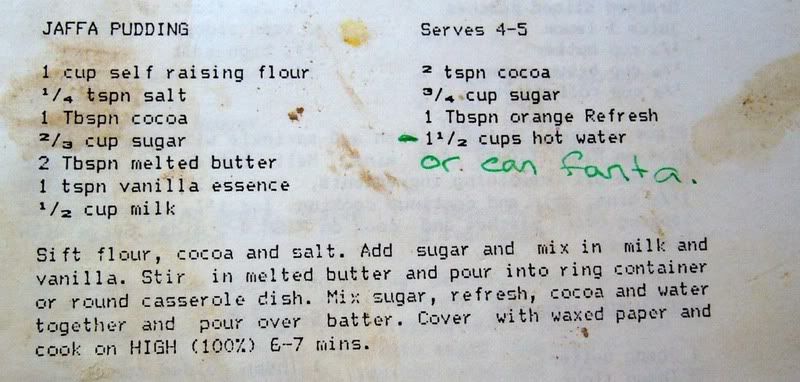 Jaffa Pudding Jaffa Pudding