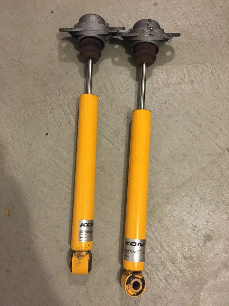 FS Koni Adjustable rear shocks, lug stud conversion with wobble nuts