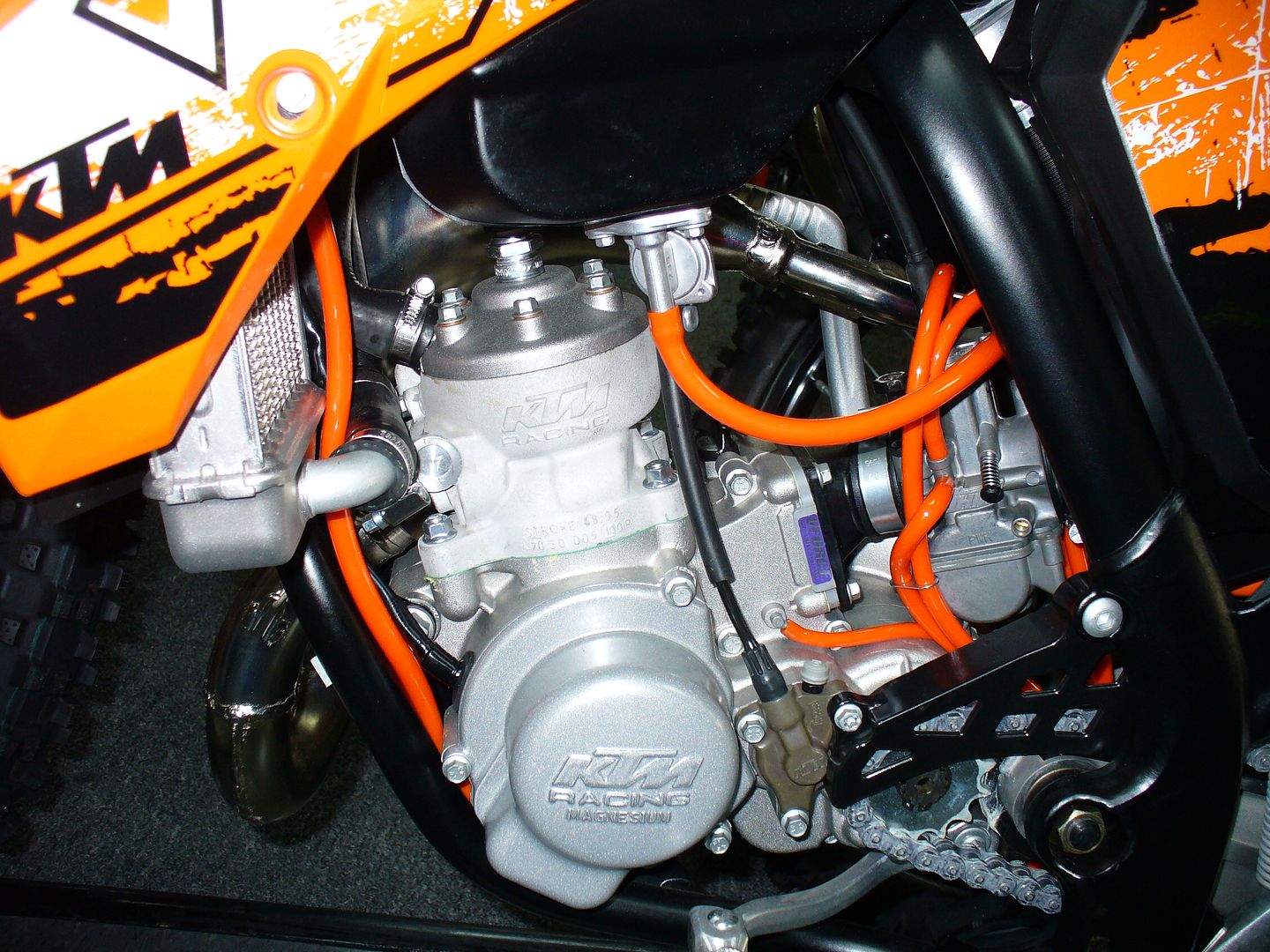 Ktm 85 05. Pictures of the kit on a KTM