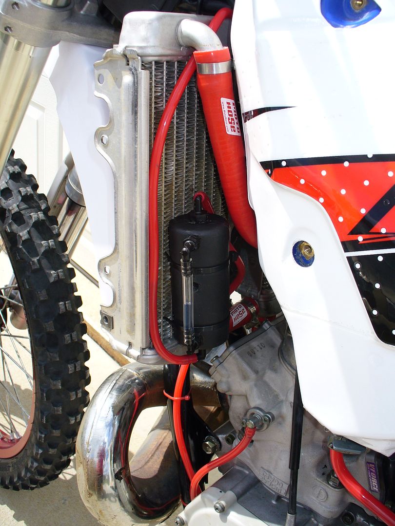 Custom made coolant recovery tank General Dirt Bike Discussion
