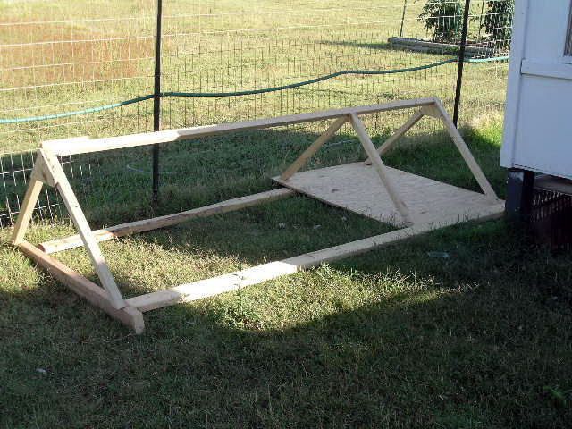 Third, I then attached the A Frame unit to the box made above.