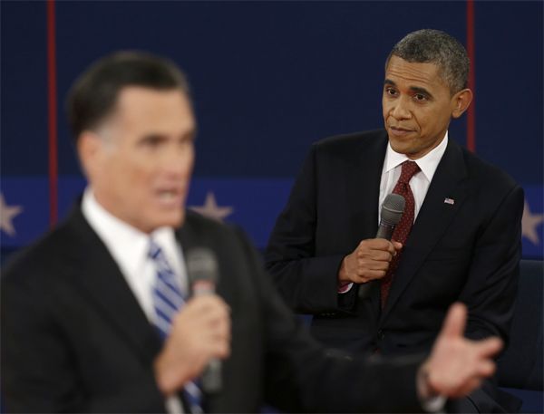 image from last night's debate showing 