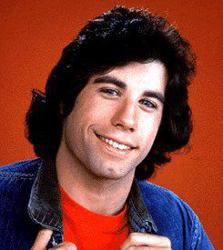 image of John Travolta as Vinnie Barbarino from the 1970s sitcom Welcome Back Kotter