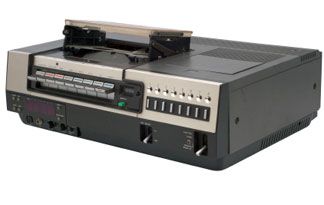 image of an ancient VCR