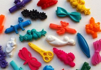 image of a bunch of colorful plastic barrettes