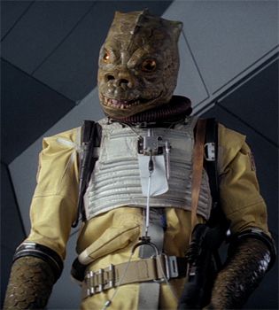 image of the character Bossk from the Star Wars universe