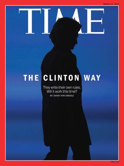 cover of Time as above described, featuring text reading: 'THE CLINTON WAY: They write their own rules. Will it work this time?'