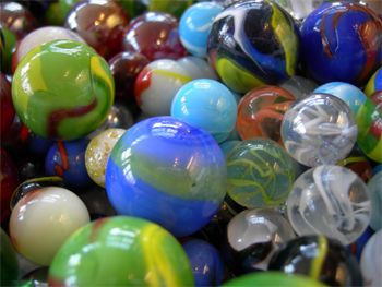 image of a bunch of colorful marbles