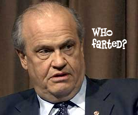 image of Fred Thompson labeled 'Who Farted?'