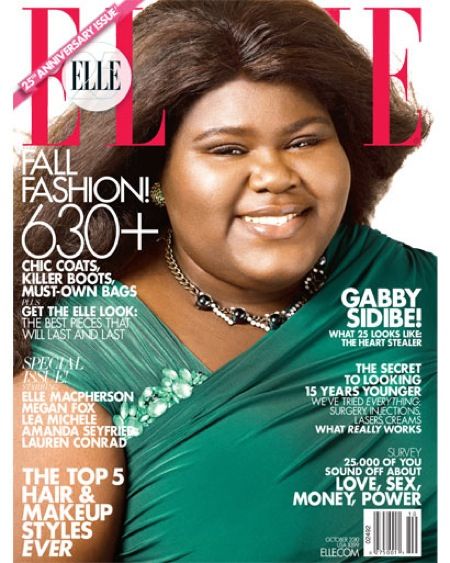 lauren conrad elle magazine cover. Actress Gabourey Sidibe, in Elle magazine, which is celebrating its 25th 