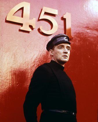 image of Guy Montag from the 1966 film adaptation of Fahrenheit 451