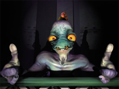 image of Abe from Oddworld: Abe's Oddysee giving two thumbs up