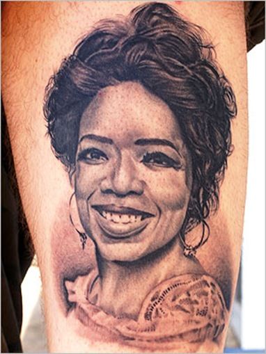 image of an Oprah Winfrey tattoo