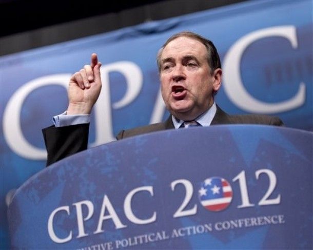 image of Mike Huckabee pointing