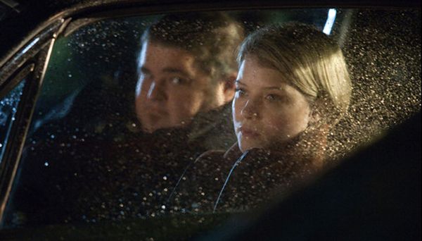 image of Jorge Garcia and Sarah Jones in a car at night, on a stake-out
