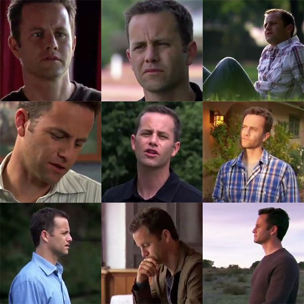 grid of nine images grabbed from the trailer in each of which Kirk Cameron is looking very confused