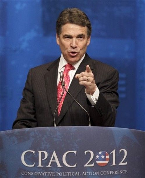 image of Rick Perry pointing