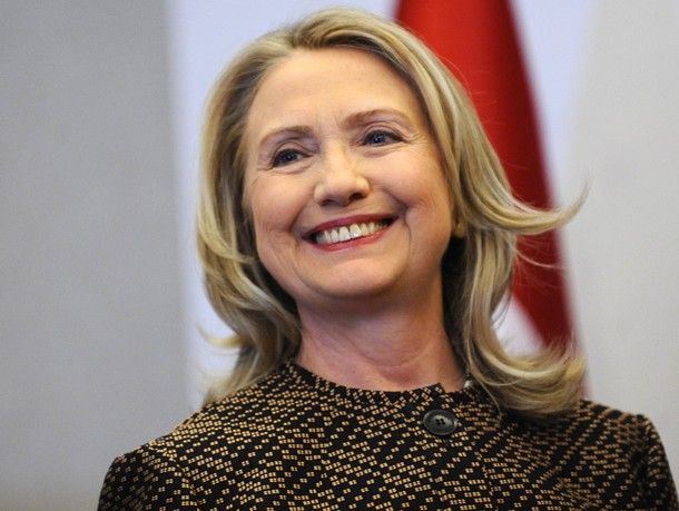 image of Hillary Clinton, smiling
