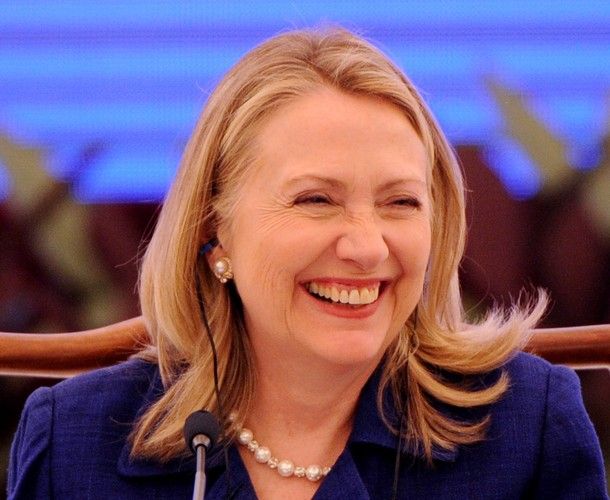 image of Hillary Clinton, smiling