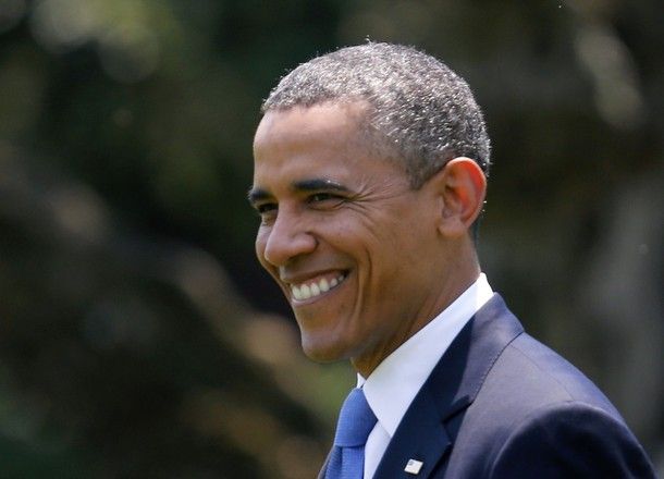image of President Barack Obama, smiling