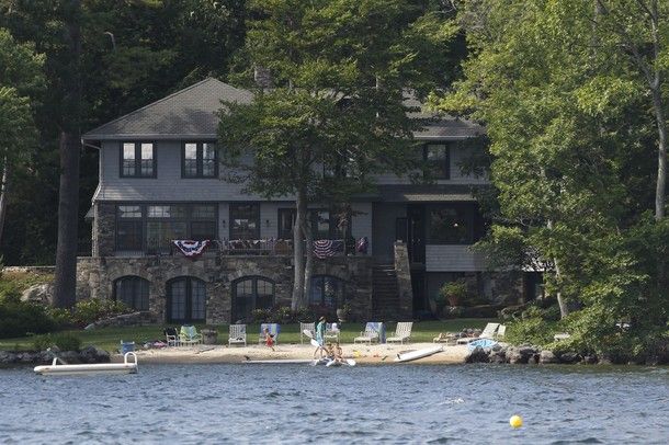 image of a ginormous beautiful brick home