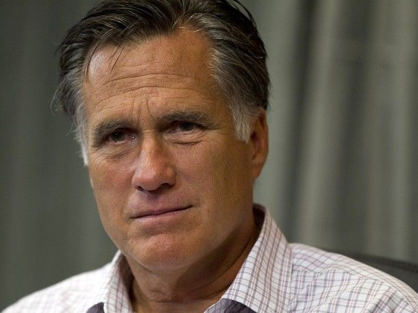 image of Mitt Romney looking vaguely miffed