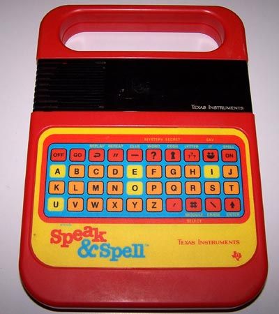 image of a Speak & Spell toy