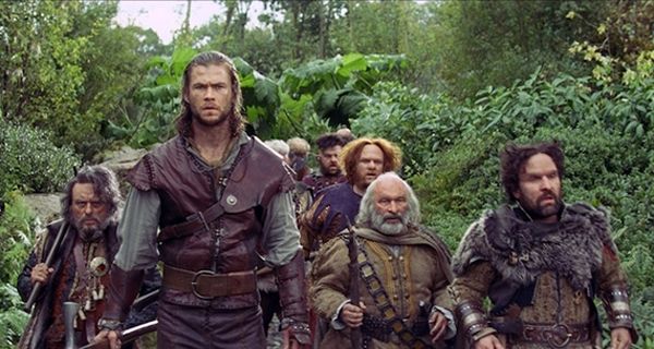 image from the film of the Huntsman with some of the dwarves