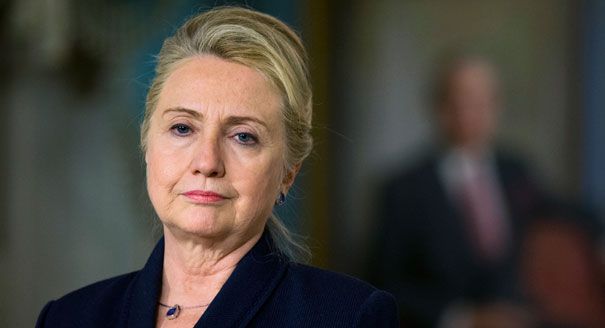 image of Hillary Clinton making a sort of wonderful, pissy, exasperated face