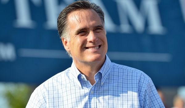 picture of Mitt Romney grinning