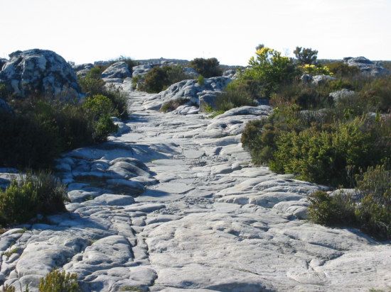 image of a stone mountain path