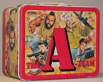 image of an A-Team lunchbox