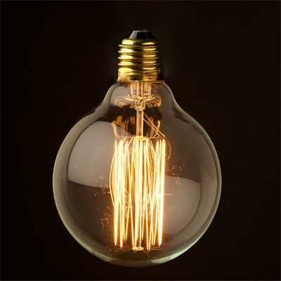 image of a lightbulb with glowing filament