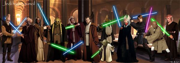 image of the Jedi High Council