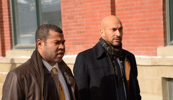 image of Jordan Peele, a fat black man, and Keegan-Michael Key, a tall thin black man, from an episode of Fargo