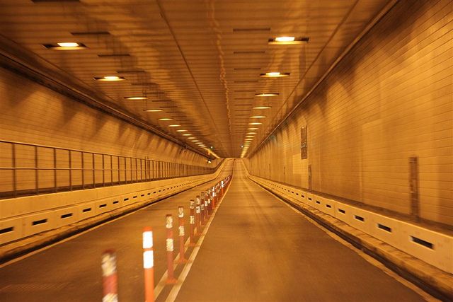 image of the Battery Tunnel, empty