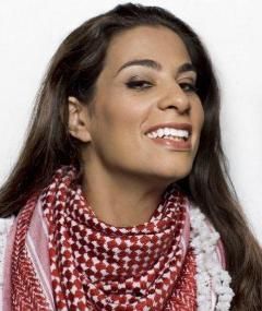image of actress Maysoon Zayid, a young Palestinian woman with cerebral palsy