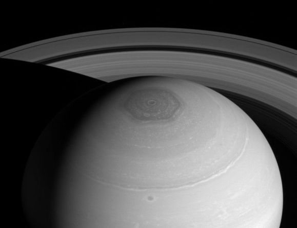 image of Saturn, as described in the below caption