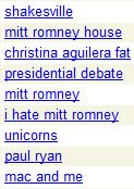 Shakesville, Mitt Romney House, Christina Aguilera Fat, Presidential Debate, Mitt Romney, I Hate Mitt Romney, Unicorns, Paul Ryan, Mac and Me