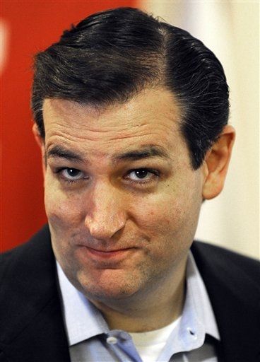 image of Republican Senator Ted Cruz making a silly face